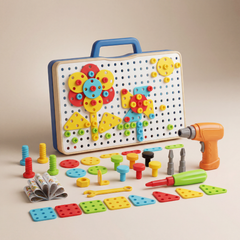 Montessori Builder Board – Kids Tool Kit