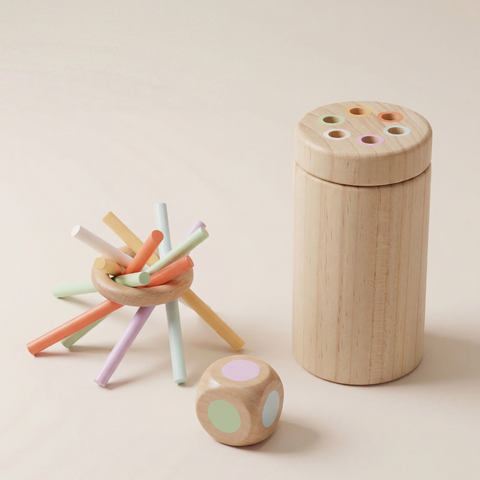 Montessori-Inspired Toddler Stick Balance Game