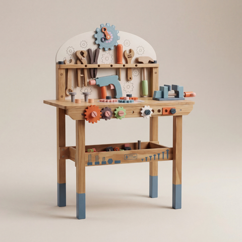 Little Builder Wooden Workbench