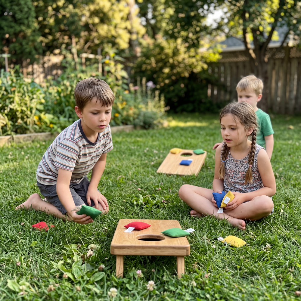 <p><strong>KIDS LOVE THIS SIMPLE BACKYARD GAME</strong></p>
