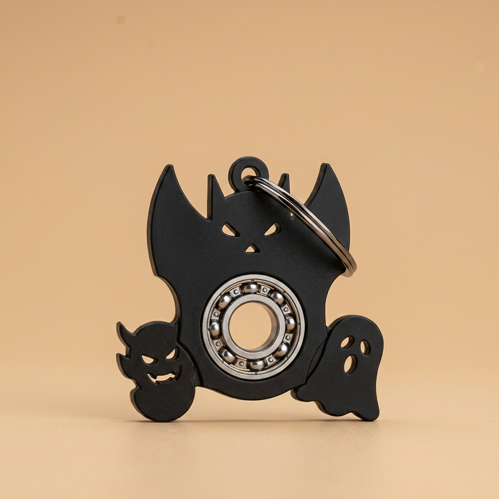 Halloween fidget spinner keychain studio hero
