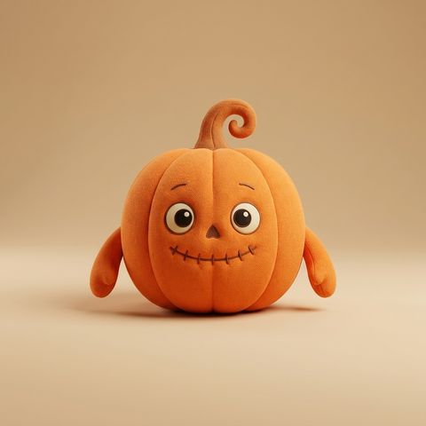 Halloween pumpkin plush doll studio hero