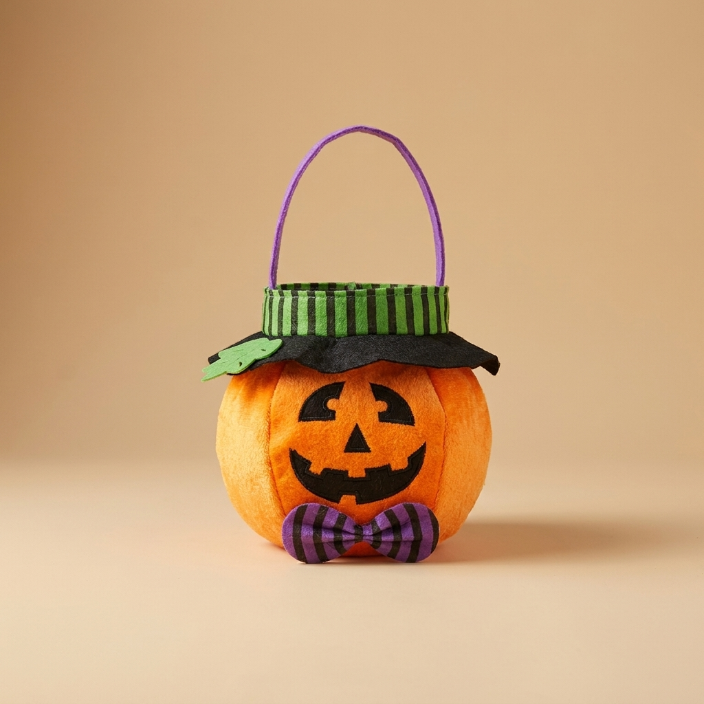 Trick-or-treat candy bag studio hero