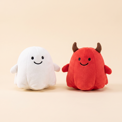Gus the ghost pumpkin plush studio hero image