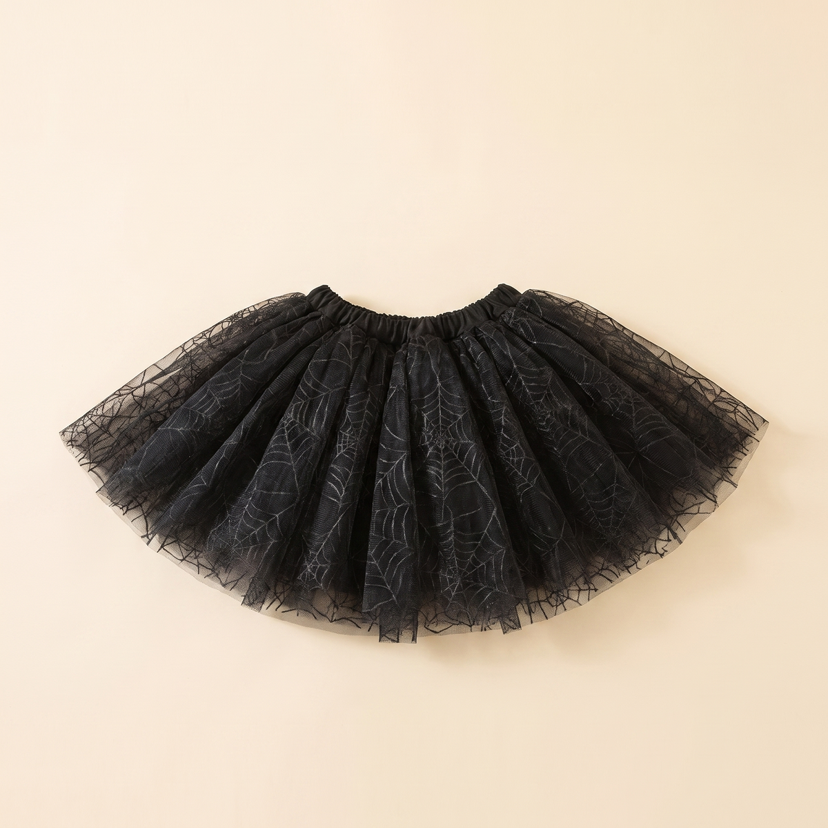 Spider web black mesh tutu skirt studio hero image