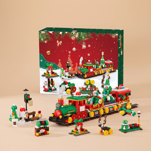 Christmas Building Block Advent Calendar studio hero image