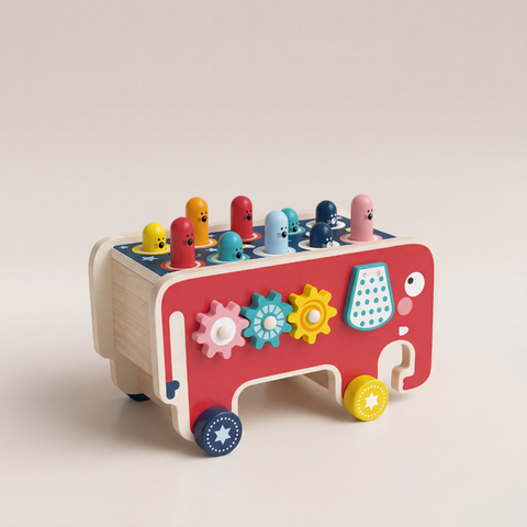 Montessori Wacka Mole Game