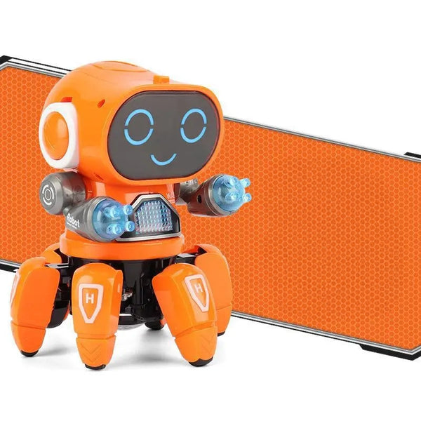 Interactive Dancing Robot Octopus Toy for Kids - Colorful LED Lights & Music
