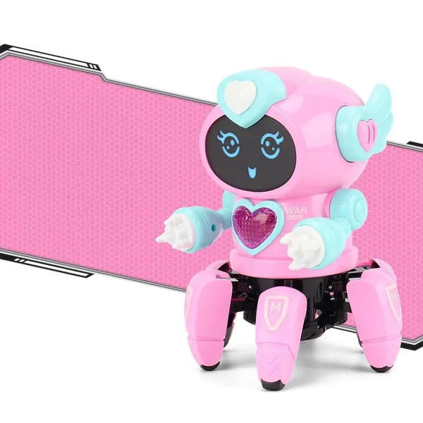 Interactive Dancing Robot Octopus Toy for Kids - Colorful LED Lights & Music