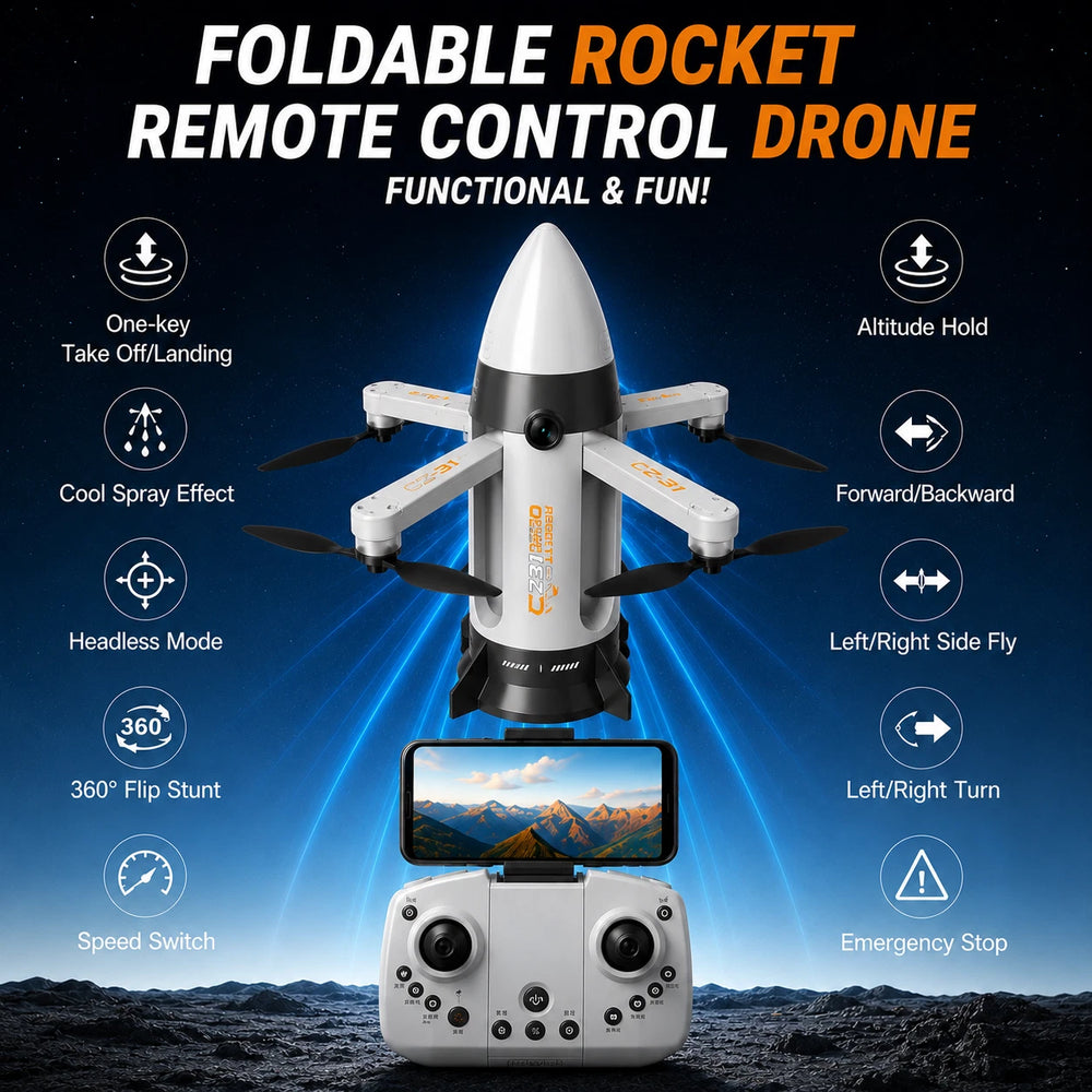 Mission Control Rocket Drone